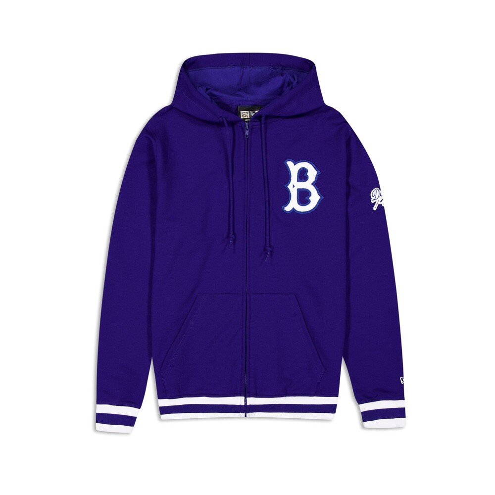 New Era Brooklyn Dodgers Coop Logo Select Full-Zip Hoodie - Size M